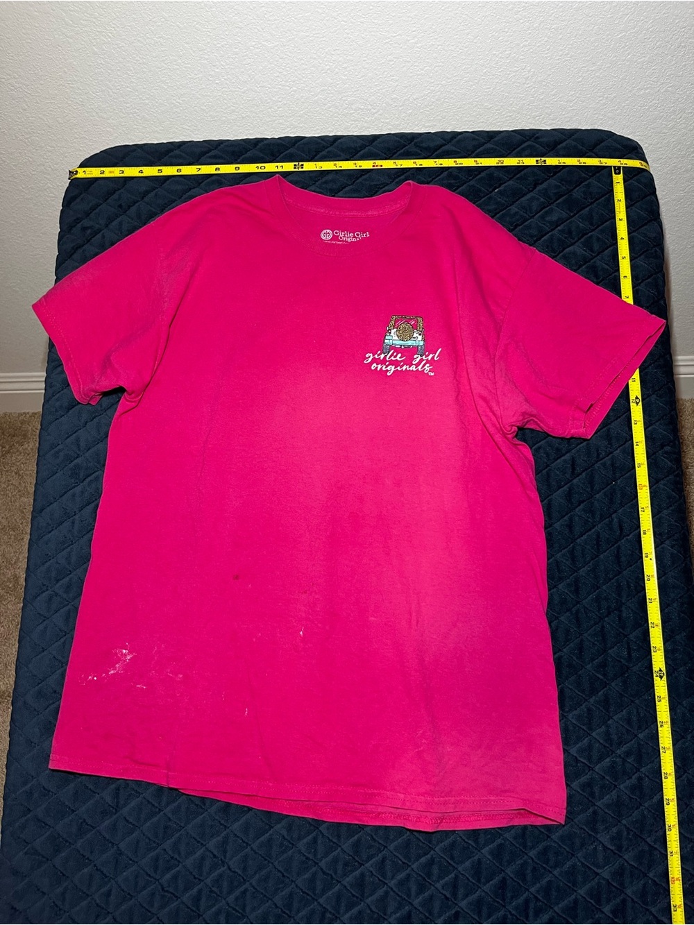 Girls Girl Originals Hot Pink Short Sleeve Tee